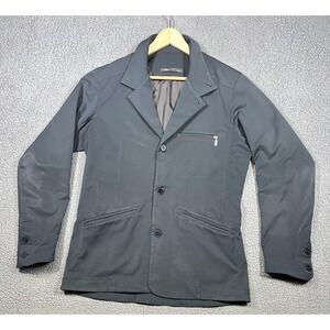 Nau Blazer Jacket Mens Large Gray Softshell Commuter Travel Stretch Coat